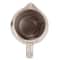 Hello Honey® 50oz. White & Black Reactive Glaze Flower Design Debossed Stoneware Pitcher